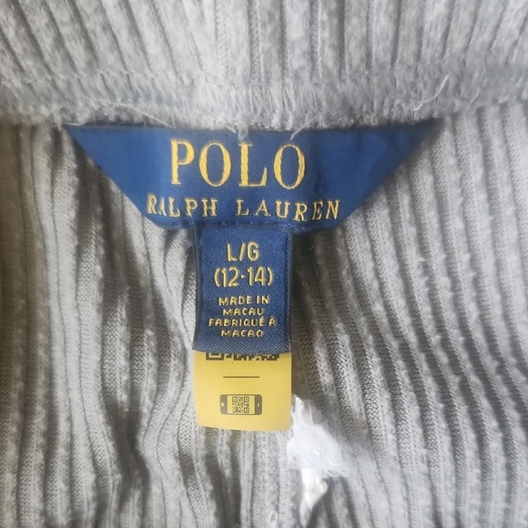 Polo by Ralph Lauren Gray Leggings Soft Knit Elastic Waist - Picture 2 of 4